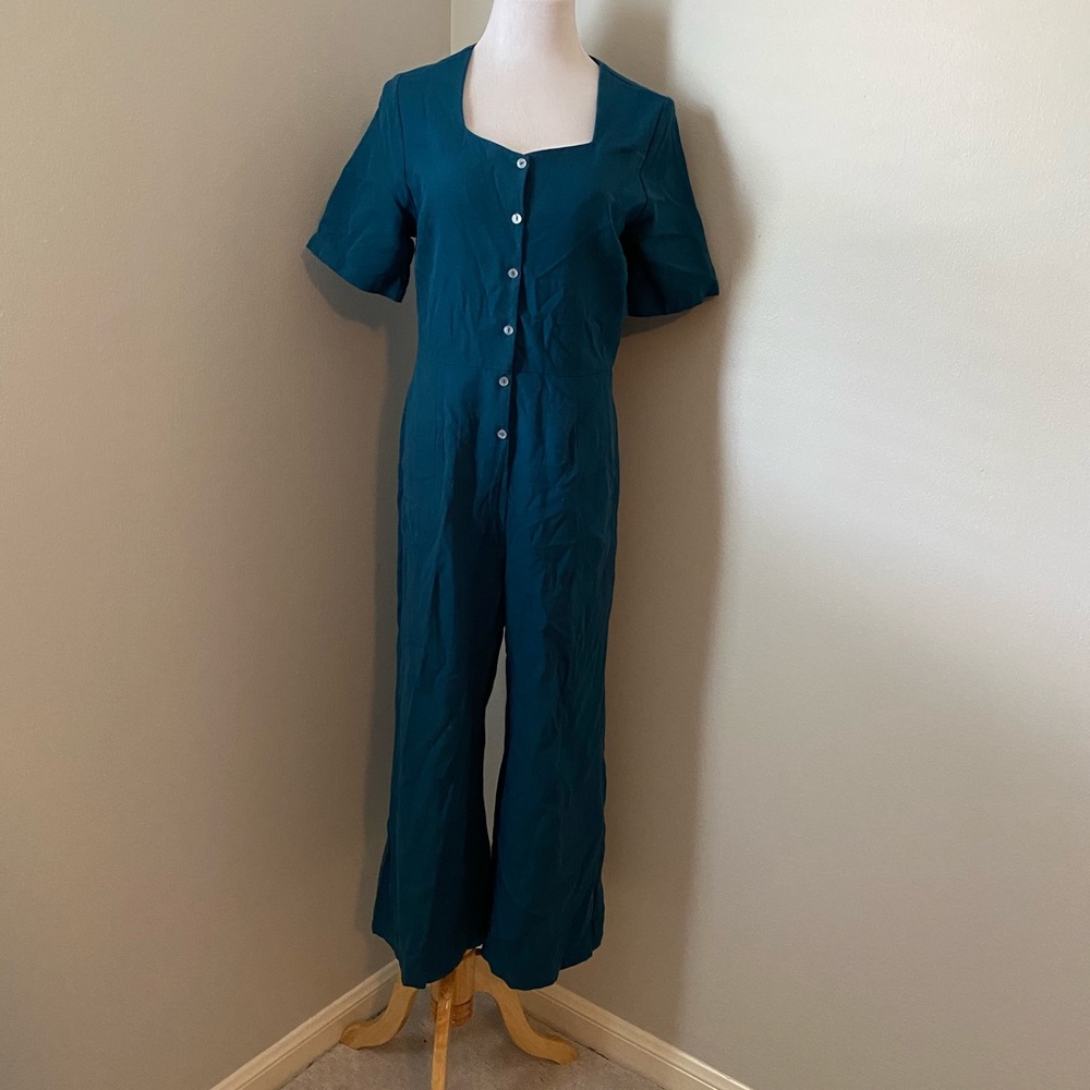 Sea blue jumpsuit